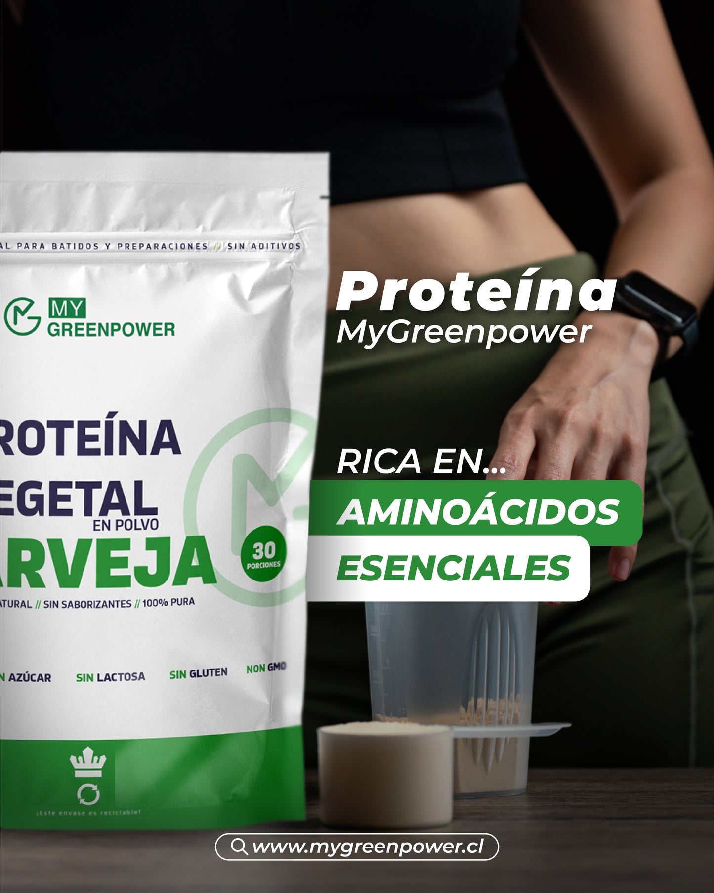 Proteína Vegan de arveja