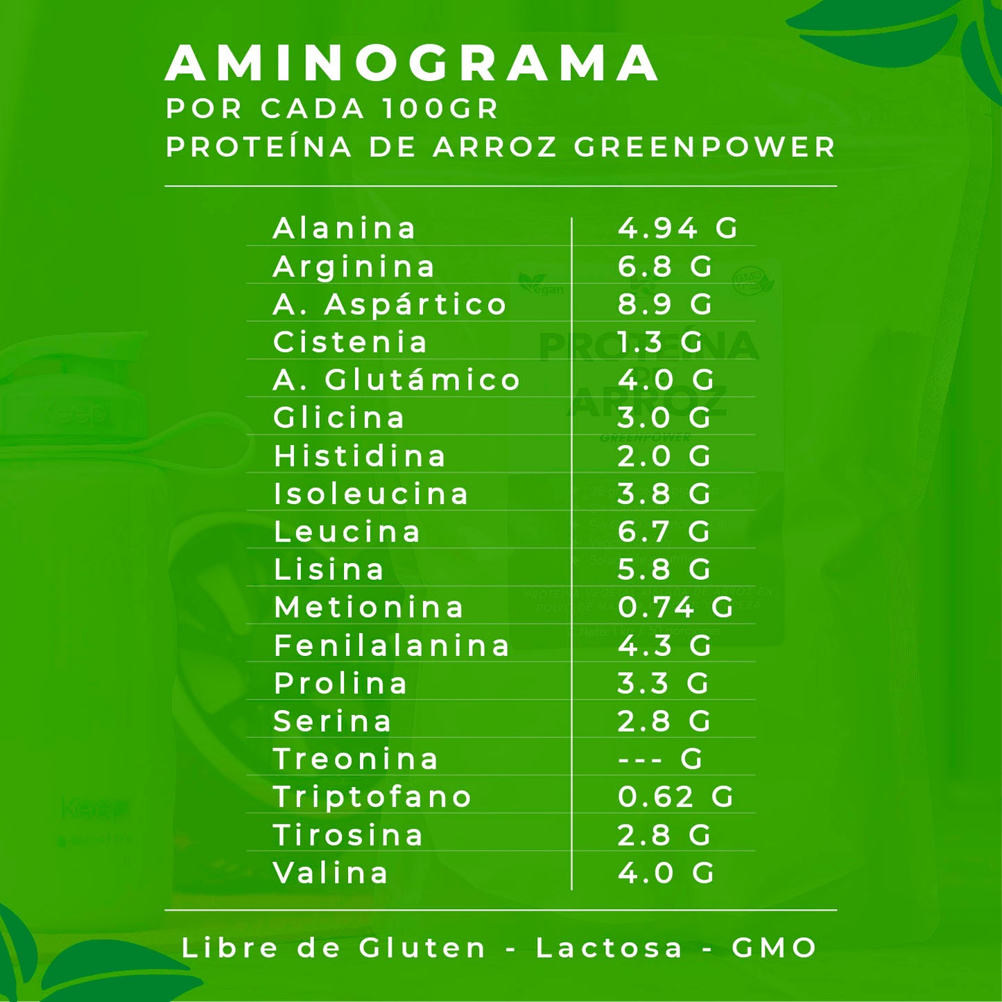 Saco Proteína de Arroz 20 kg