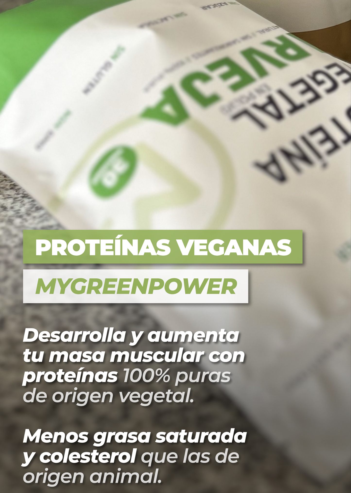 CYBER Proteína Vegan de arveja