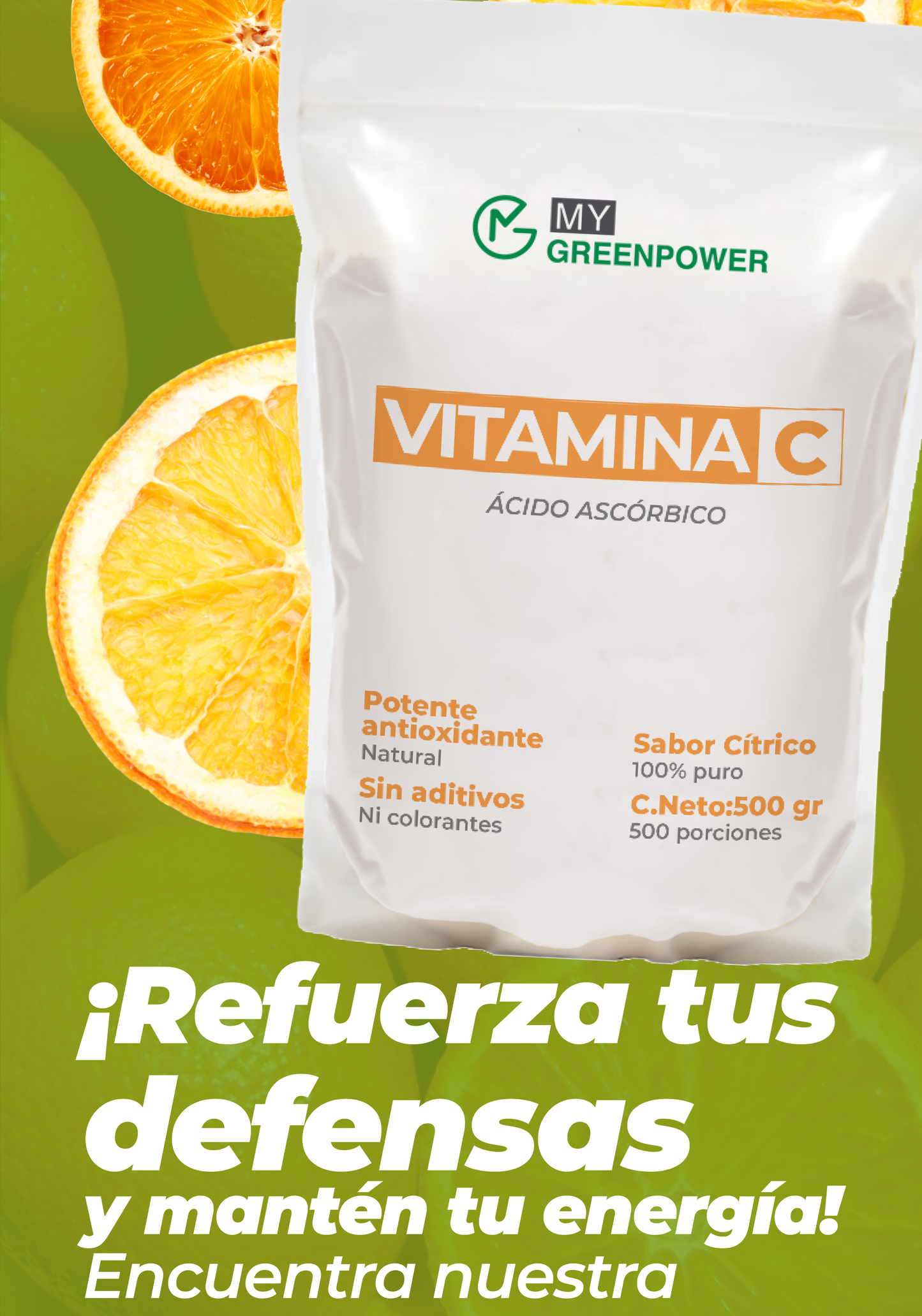 Vitamina C 500 gr
