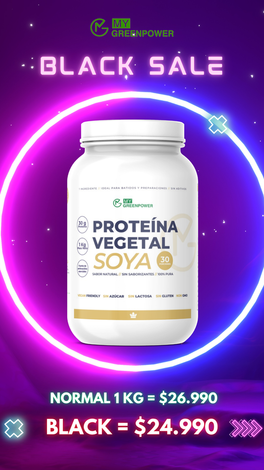 BLACK Proteína Vegan de soya