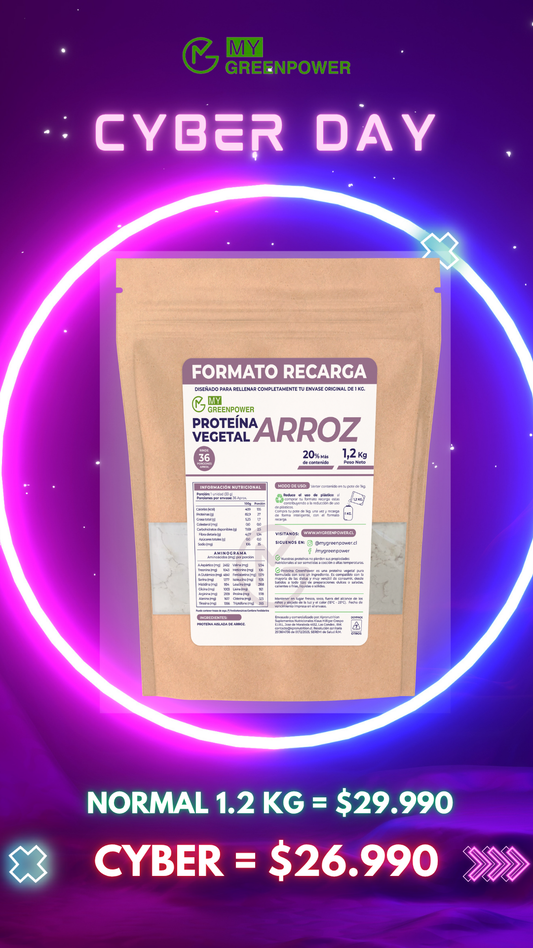 Proteína Arroz RECARGA 1.2 kg