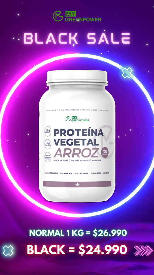 BLACK Proteína Vegan de arroz