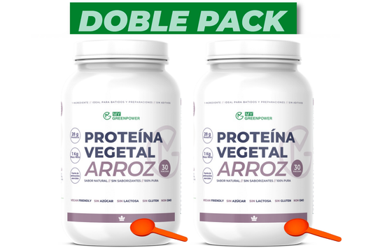 Doble Pack Proteína de arroz (2 kg)