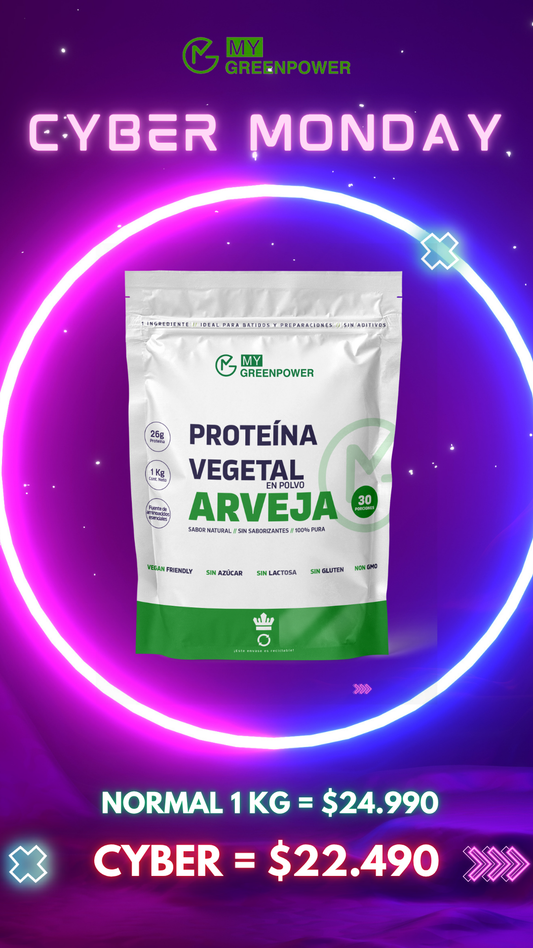 CYBER Proteína Vegan de arveja