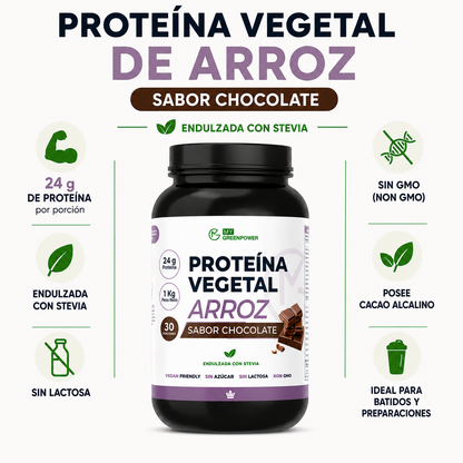 Proteína de Arroz Sabor Chocolate