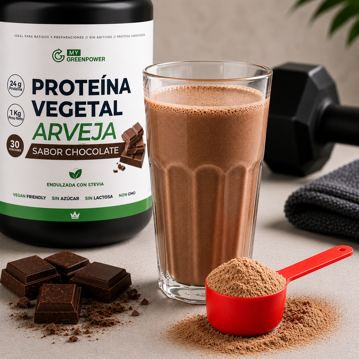 Proteína de Arveja Sabor Chocolate
