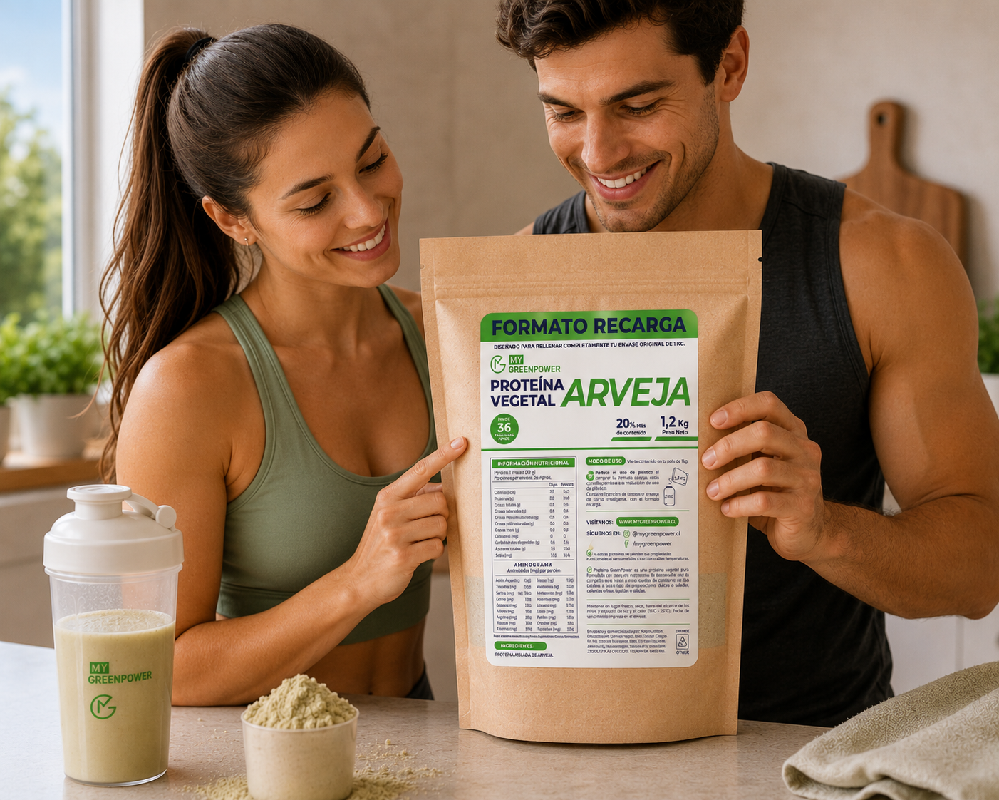 Proteína Arveja RECARGA 1.2 kg