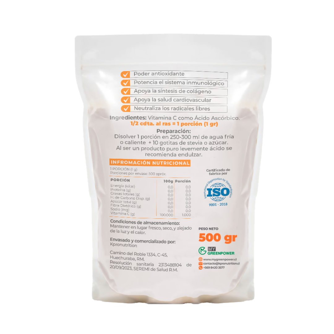 Vitamina C 500 gr