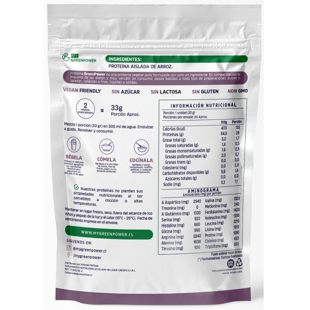 Doble Pack Proteína de arroz (2 kg)