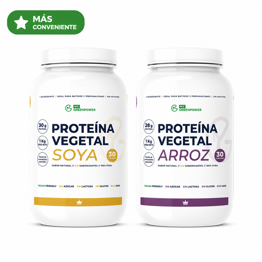 Doble Pack Proteína Vegetal (2 kg)