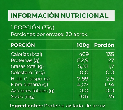 Saco Proteína de Arroz 20 kg
