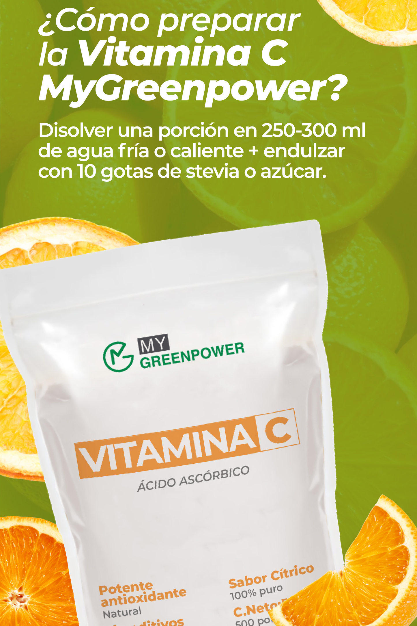 Vitamina C 500 gr