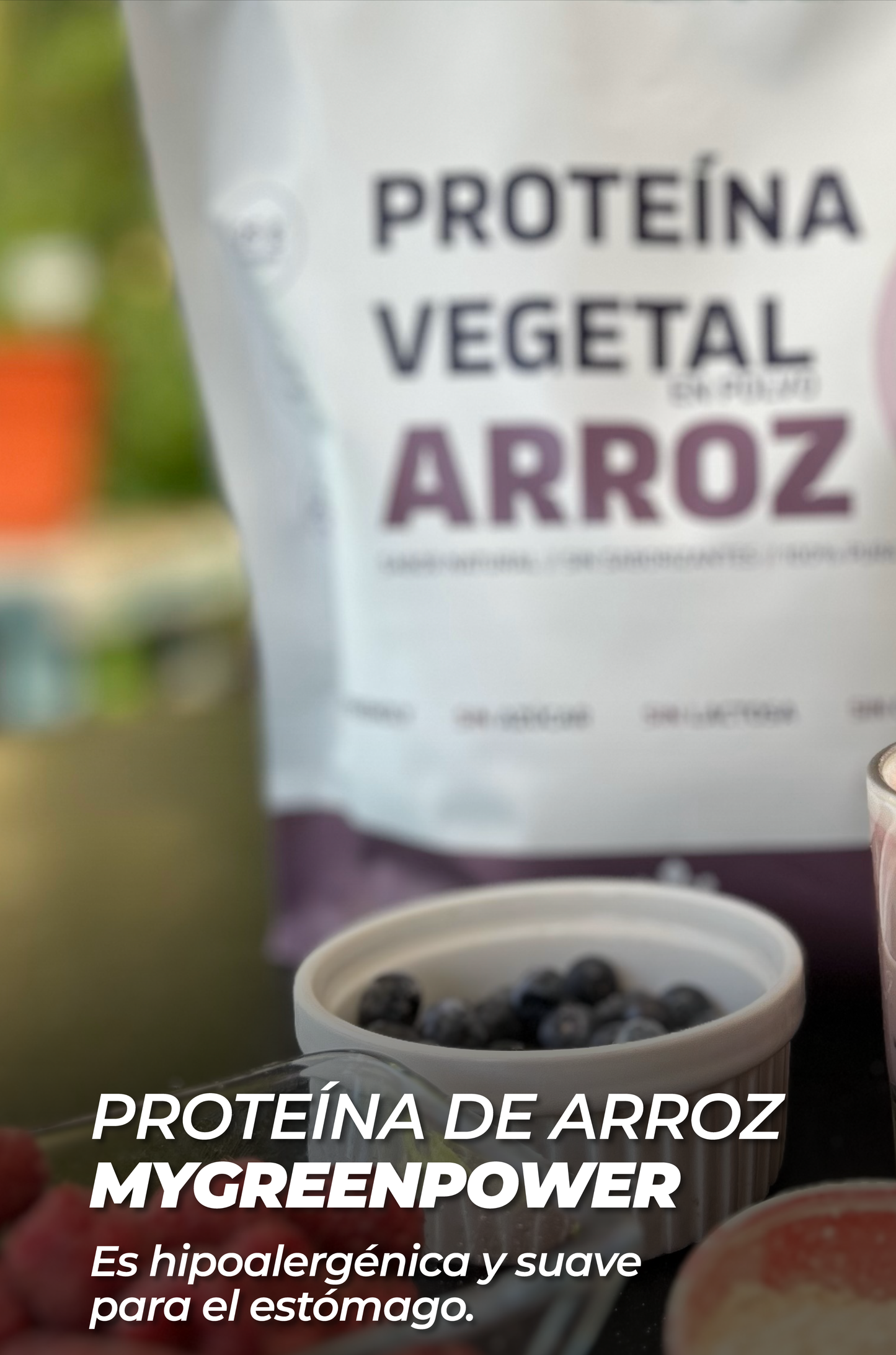 CYBER Proteína Vegan de arroz