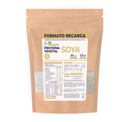 Proteína de Soya Formato Recarga 1,2 kg